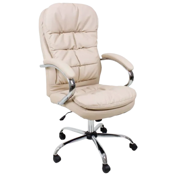 Fotoliu de birou DecoPrim BX-3058 Piele artificială/ Khaki photo 1