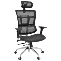 Fotoliu de birou DecoPrim KB-023 Plasă acrilică/ Black