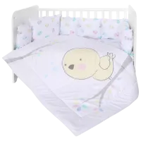 Lenjerie de pat pentru copii Lorelli Lily Set Ranforce Chicken (20800144201) Bumbac/ Violet