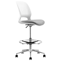 Офисное кресло DecoPrim Dinamic Ткань/ Белый Серый