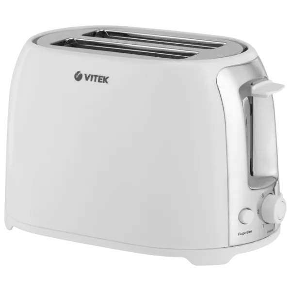 Тостер Vitek VT-7165 Механическое/ 750 Вт/ Белый photo 1