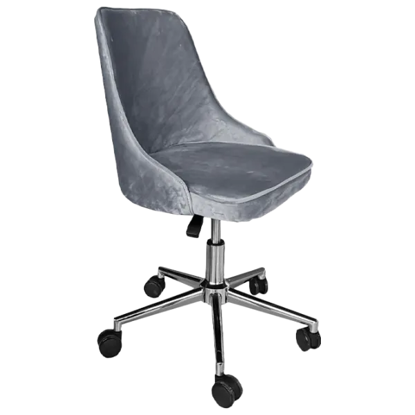 Fotoliu de birou DecoPrim 9019 Stofă/ Gray photo 1