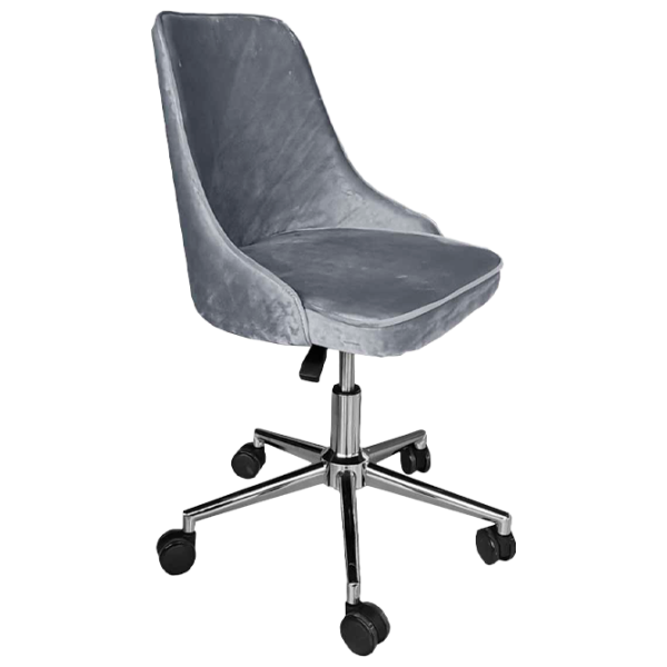 Fotoliu de birou DecoPrim 9019 Stofă/ Gray photo 1