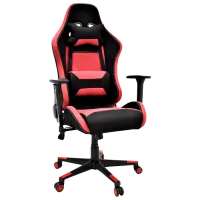 Scaun Gaming DecoPrim BX-3760 Stofă/ Black Red
