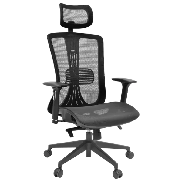 Офисное кресло DecoPrim KB-A16 Акриловая сетка/ Черный photo 1