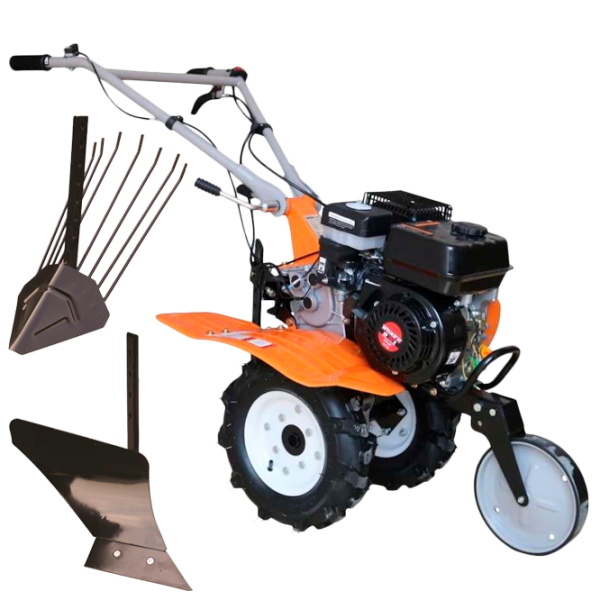 Motocultor Worker HB 702.1 N SET 4 timpi/ Benzină photo 1