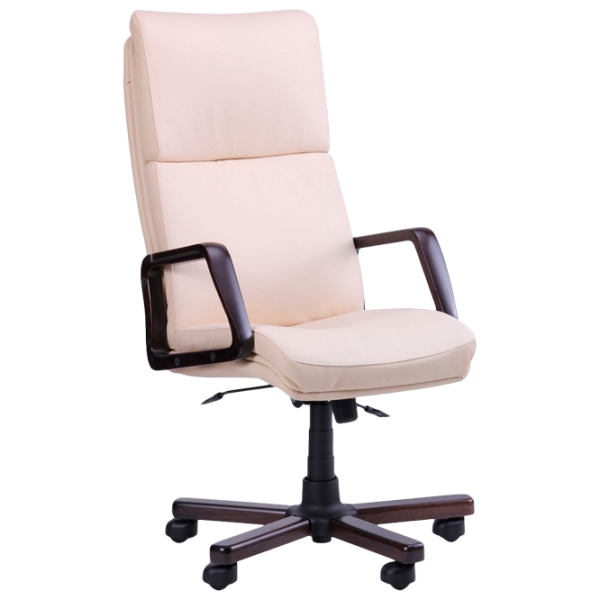 Fotoliu de birou DecoPrim Texas Piele/ Beige photo 1