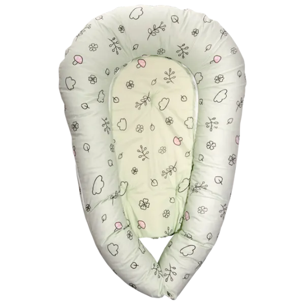 Babynest Lorelli Lamb (20030164101) Polyester, bumbac/ Green photo 1 Babynest Lorelli Lamb (20030164101) Polyester, bumbac/ Green photo 1