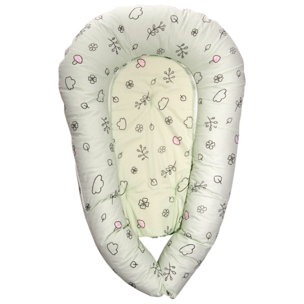 Babynest Lorelli Lamb (20030164101) Polyester, bumbac/ Green photo 1 Babynest Lorelli Lamb (20030164101) Polyester, bumbac/ Green photo 1