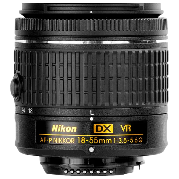 Obiectiv Nikon NIKKOR AF-P DX 18-55mm f/ 3.5-5.6G VR Black photo 1