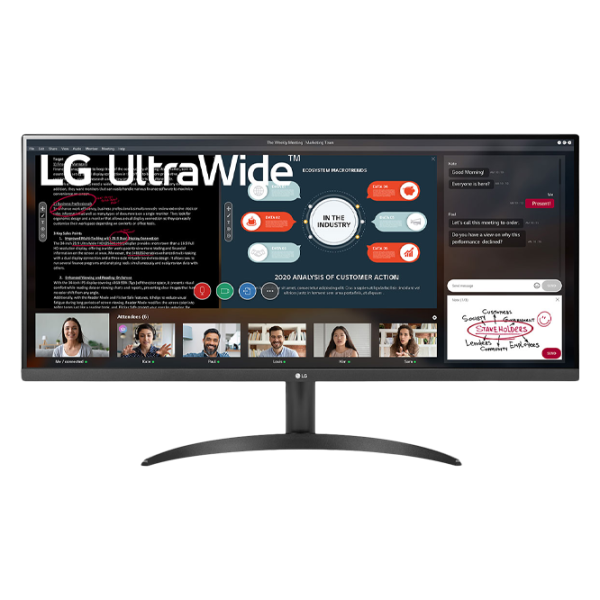 Монитор LG 34WP500-B 34" 75 Гц/ 5 мс/ Черный photo 1