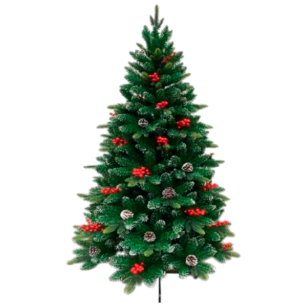 Елка Christmas С ягодами и шишками 150см/ Зелёный photo 1