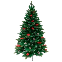 Елка Christmas С ягодами и шишками 210см/ Зелёный