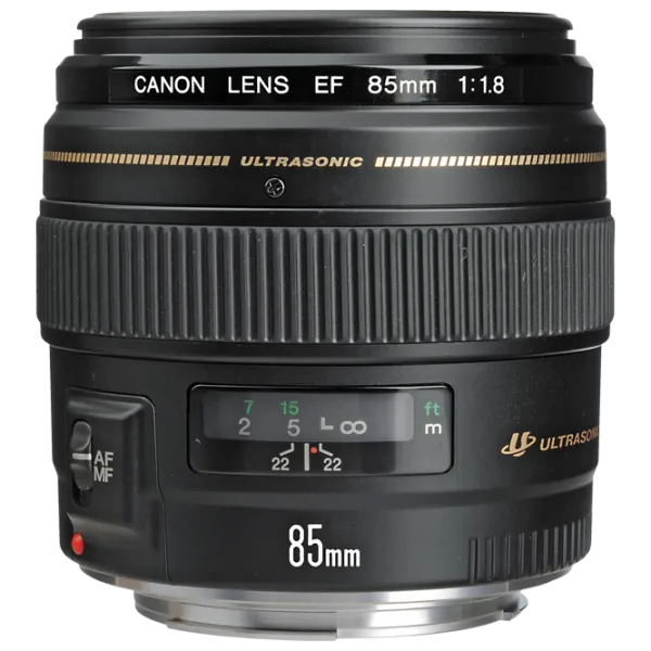 Объектив Canon EF 85mm, f/ 1.8 USM Черный photo 1
