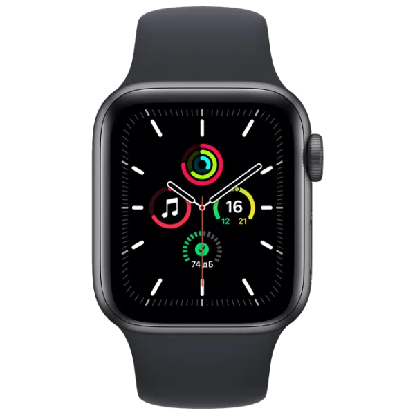 Умные часы Apple Watch SE + GPS MKQ13/ Серый/ Midnight Sport photo 1 Умные часы Apple Watch SE + GPS MKQ13/ Серый/ Midnight Sport photo 1