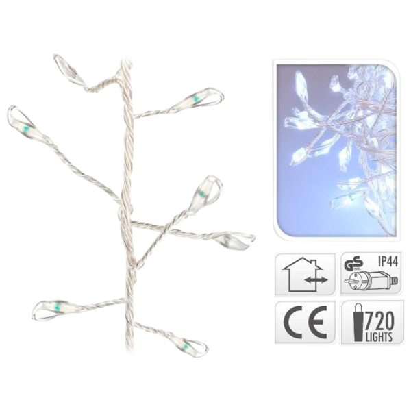Гирлянды LED Christmas 37050 Нить/ Белый photo 1 Гирлянды LED Christmas 37050 Нить/ Белый photo 1