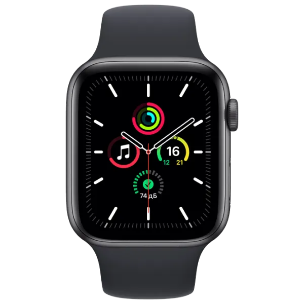 Ceas inteligent Apple Watch SE + GPS MKQ63/ Gray/ Midnight Sport photo 1 Ceas inteligent Apple Watch SE + GPS MKQ63/ Gray/ Midnight Sport photo 1