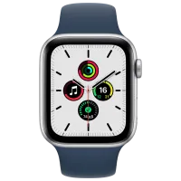 Ceas inteligent Apple Watch SE + GPS MKQ43/ Silver/ Abyss Blue Sport