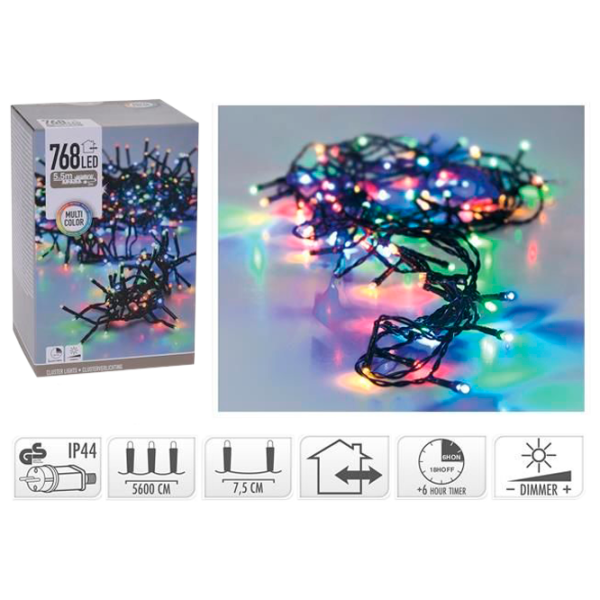 Гирлянды LED Christmas 43467 Нить/ Разноцветные photo 1 Гирлянды LED Christmas 43467 Нить/ Разноцветные photo 1