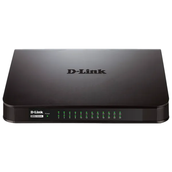 Switch D-Link DES-1024A Black photo 1