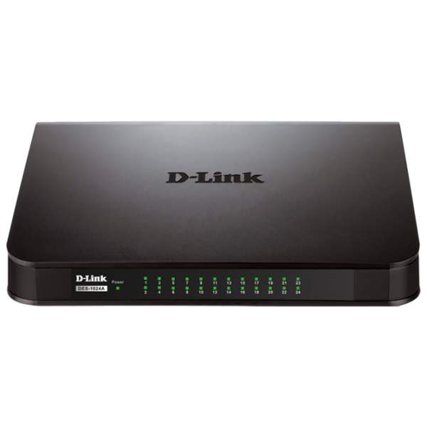 Switch D-Link DES-1024A Black photo 1