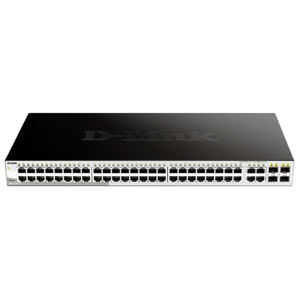 Switch D-Link DGS-1210-52/ F1A Black photo 1