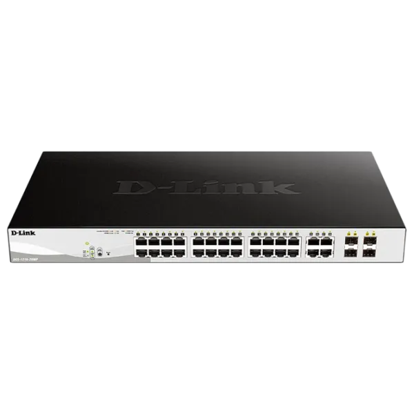 Switch D-Link DGS-1210-28MP/ F1A Black photo 1