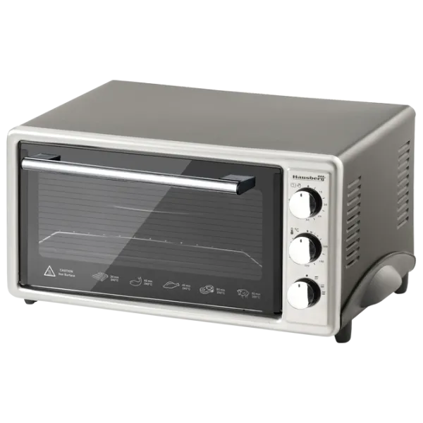 Cuptor electric HAUSBERG HB8000P 48 l / 1400 W / Silver photo 1