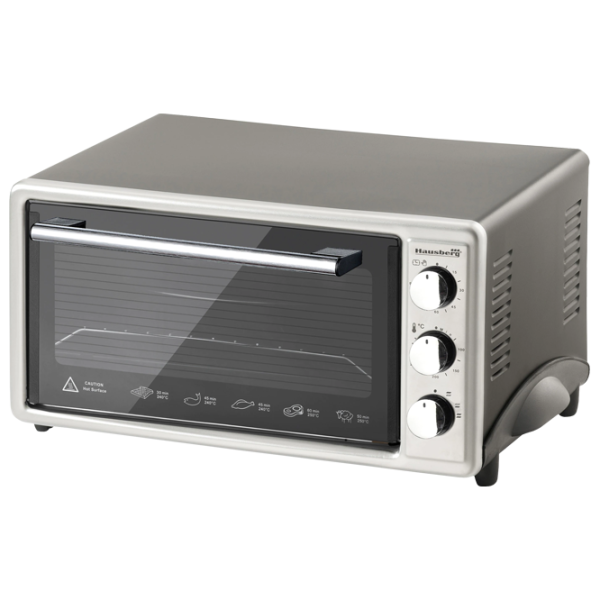 Cuptor electric HAUSBERG HB8000P 48 l / 1400 W / Silver photo 1