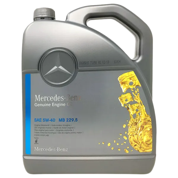 Моторное масло Mercedes-Benz MB 229.5 5W-40 5 л синтетическое photo 1