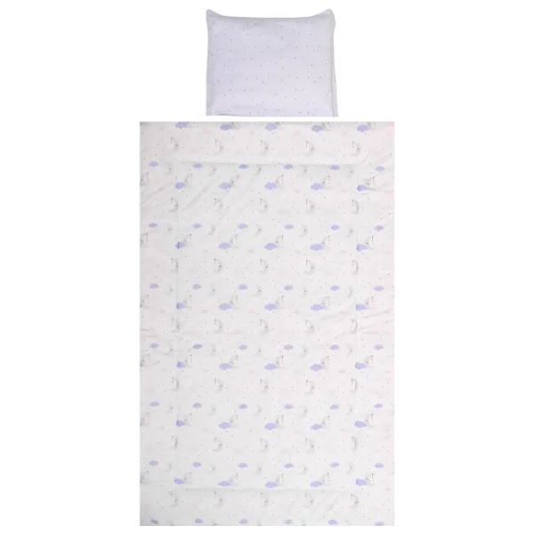 Детское постельное бельё Lorelli Trend Set Ranforce Moon & Star (20800055701) Хлопок/ Синий photo 1