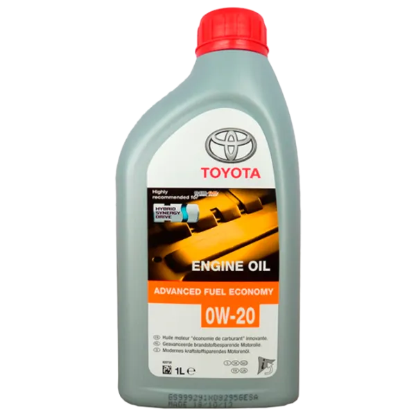 Моторное масло Toyota 0W20 0W-20 1 л синтетическое photo 1