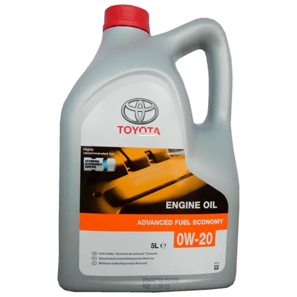 Моторное масло Toyota 0W20 0W-20 5 л синтетическое photo 1