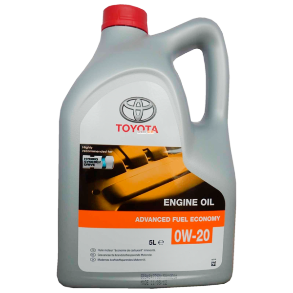 Моторное масло Toyota 0W20 0W-20 5 л синтетическое photo 1