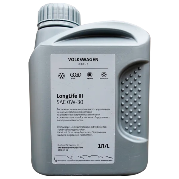 Моторное масло Volkswagen Longlife III 504/ 507 0W-30 1 л синтетическое photo 1