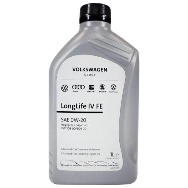 Моторное масло Volkswagen Longlife IV Multi Logo 0W-20 1 л синтетическое photo 1