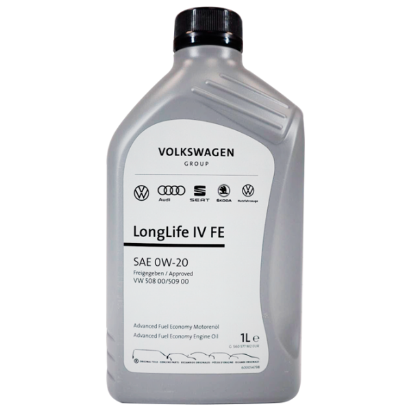 Моторное масло Volkswagen Longlife IV Multi Logo 0W-20 1 л синтетическое photo 1