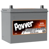 Авто аккумулятор Povver Jap +левый (Mutlu) S3 390 AA