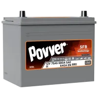 Авто аккумулятор Povver Jap +левый (Mutlu) S3 680 A