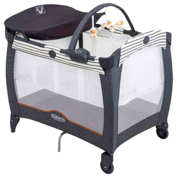 Pat pentru copii Graco Contour Electra Breton Stripe (G9D80BTSEU) 0 luni - 3 ani/ Gray photo 1