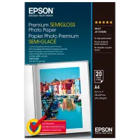 Фотобумага для принтеров Струйный Epson Premium Semigloss Photo Paper 251 г/ м² (20 листов) Полуглянец/ A4/ Белый