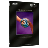 Hârtie foto pentru imprimante Inkjet Epson Velvet Fine Art Photo Paper 260 g/ m² (25 foi) Mate/ A2/ White
