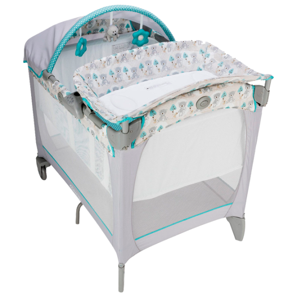 Pat pentru copii Graco Classic Electra Buddy Bear (G9E91BDDU) 0 luni - 3 ani/ Light Gray photo 1