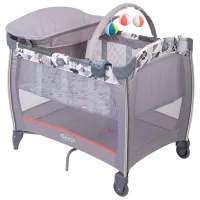 Детская кровать Graco Contour Electra PatchWork (G9D899PWGEU) 0 месяцев - 3 года/ Серый