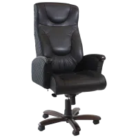 Fotoliu de birou DecoPrim GALANT ELIT Piele/ Black