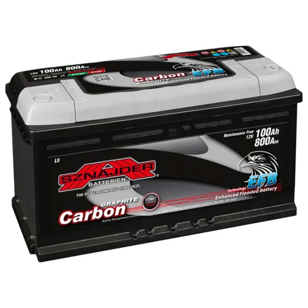 Авто аккумулятор Sznajder Carbon EFB 600 47 800 AA photo 1