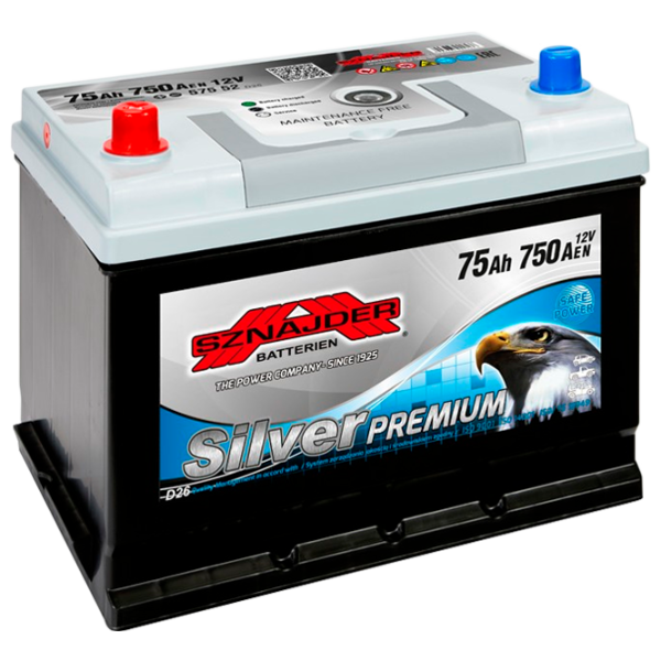 Авто аккумулятор Sznajder Silver Premium Japan Cars 575 52 750 AA photo 1 Авто аккумулятор Sznajder Silver Premium Japan Cars 575 52 750 AA photo 1