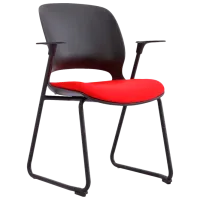 Офисный стул DecoPrim Neo Ткань/ Красный