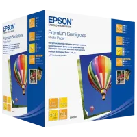 Hârtie foto pentru imprimante Inkjet Epson Premium Semigloss Photo Paper 251 g/ m² (500 foi) Semigloss/ 4R/ White