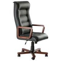 Fotoliu de birou DecoPrim ROYAL EXTRA N-20 Piele artificială/ Black